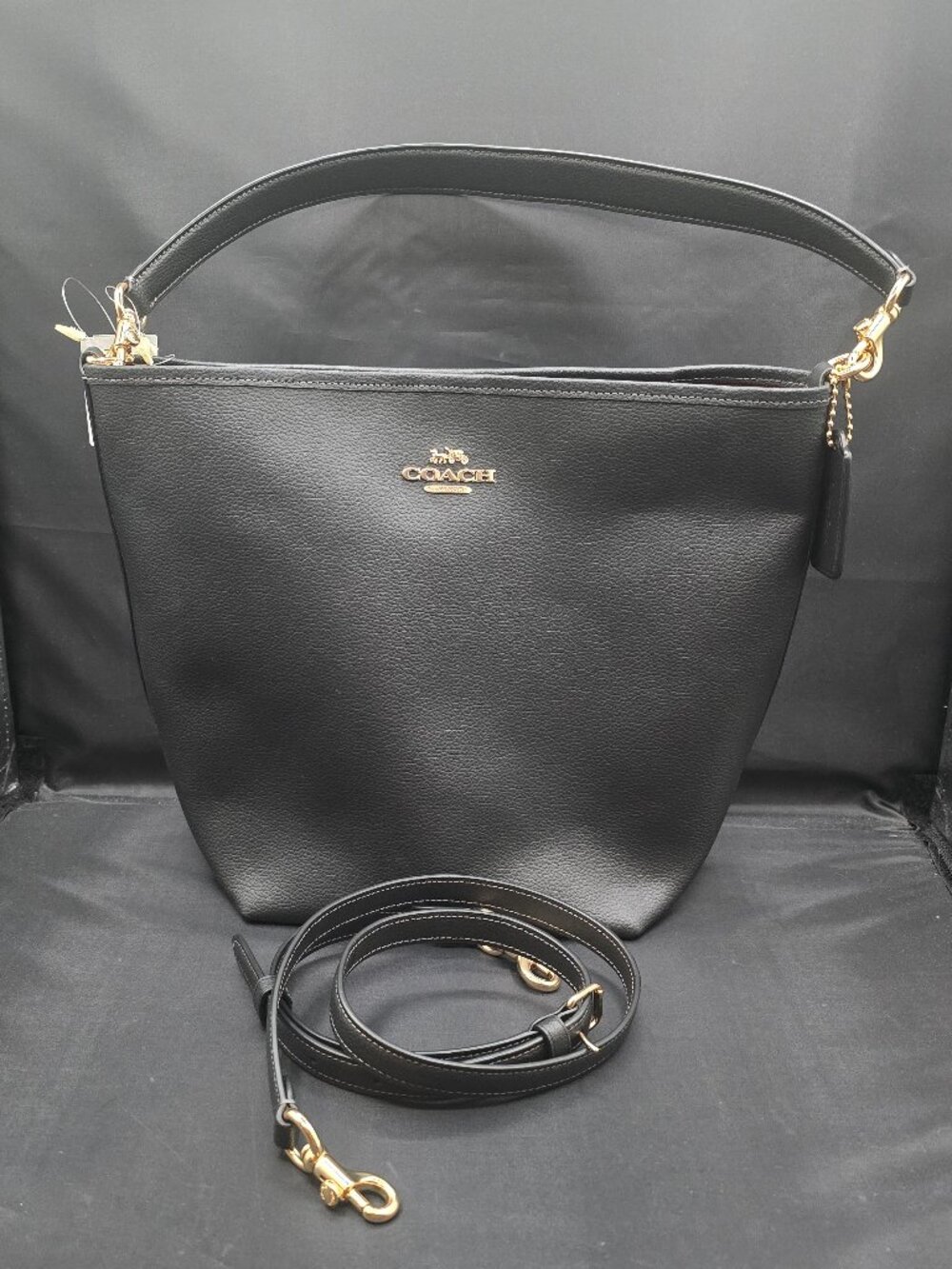 Coach Leather Large City Bucket CT803 Black